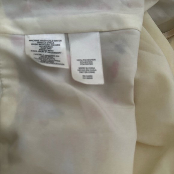 Rachel Roy Floral Dress XL Spaghetti Straps Button Front Lined - Picture 10 of 16